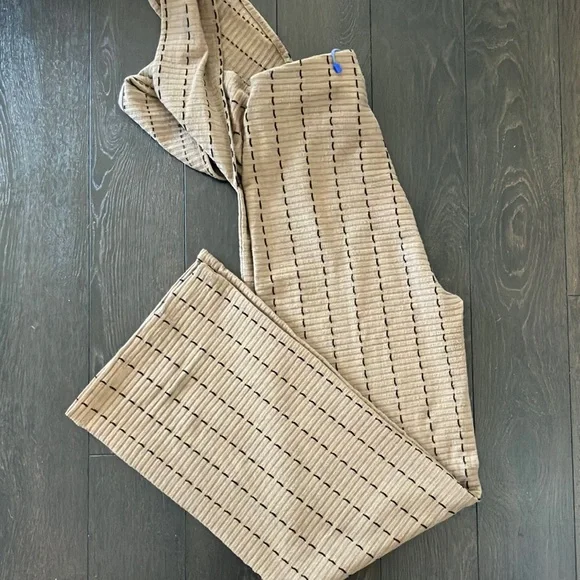 Tan Patterned Pants - Picture 3 of 9